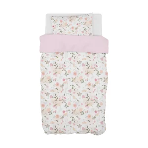 Copripiumino letto con federa Fiori - 80 x 130 cm - Loft Evolutivo, Twist