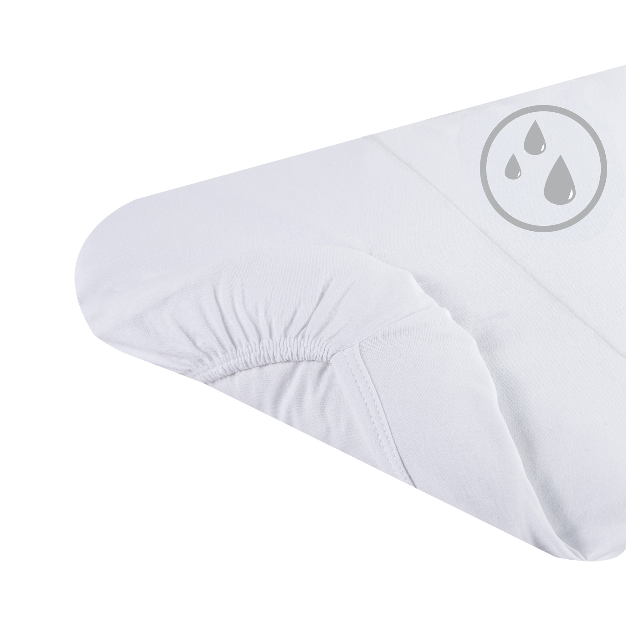 Coprimaterasso angolato PIPI-NO in jersey elasticizzato per culle Co-sleeping