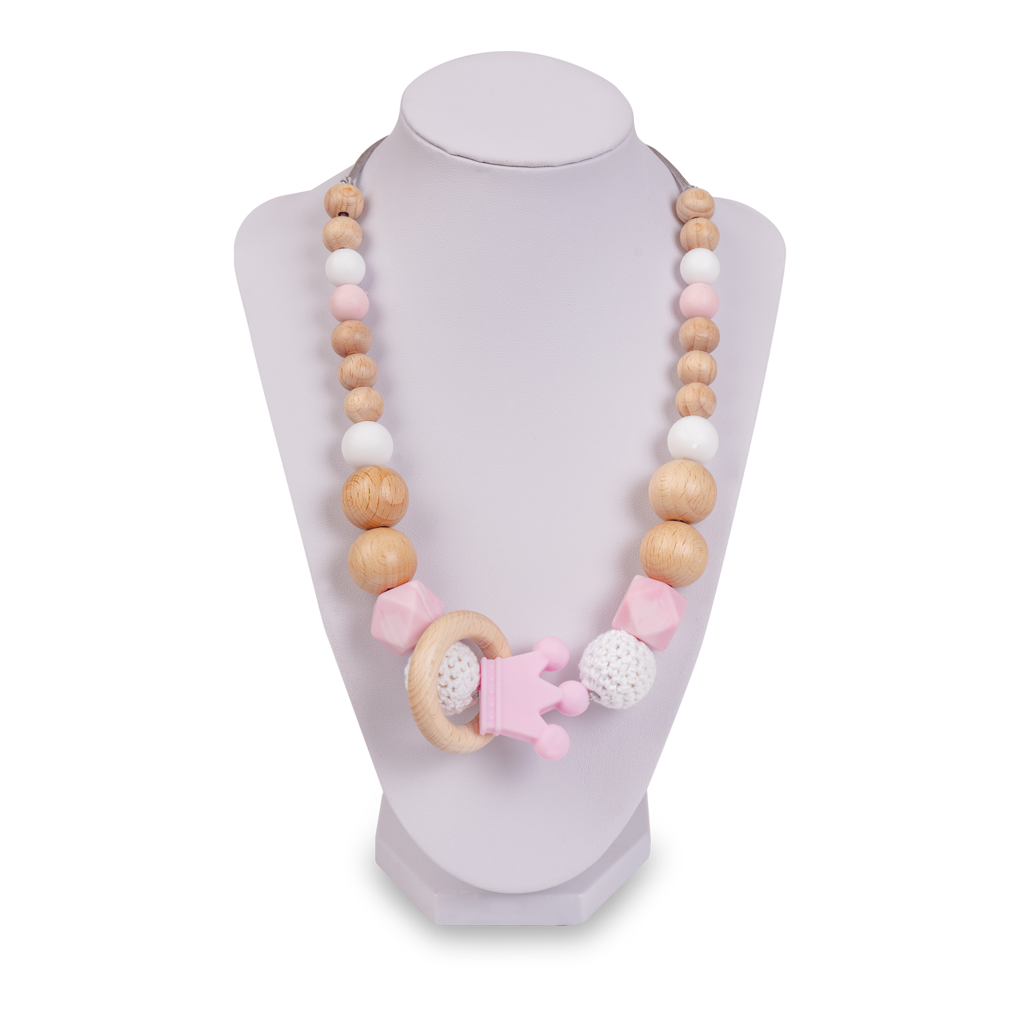 Collana Mamma dentizione - Rosa