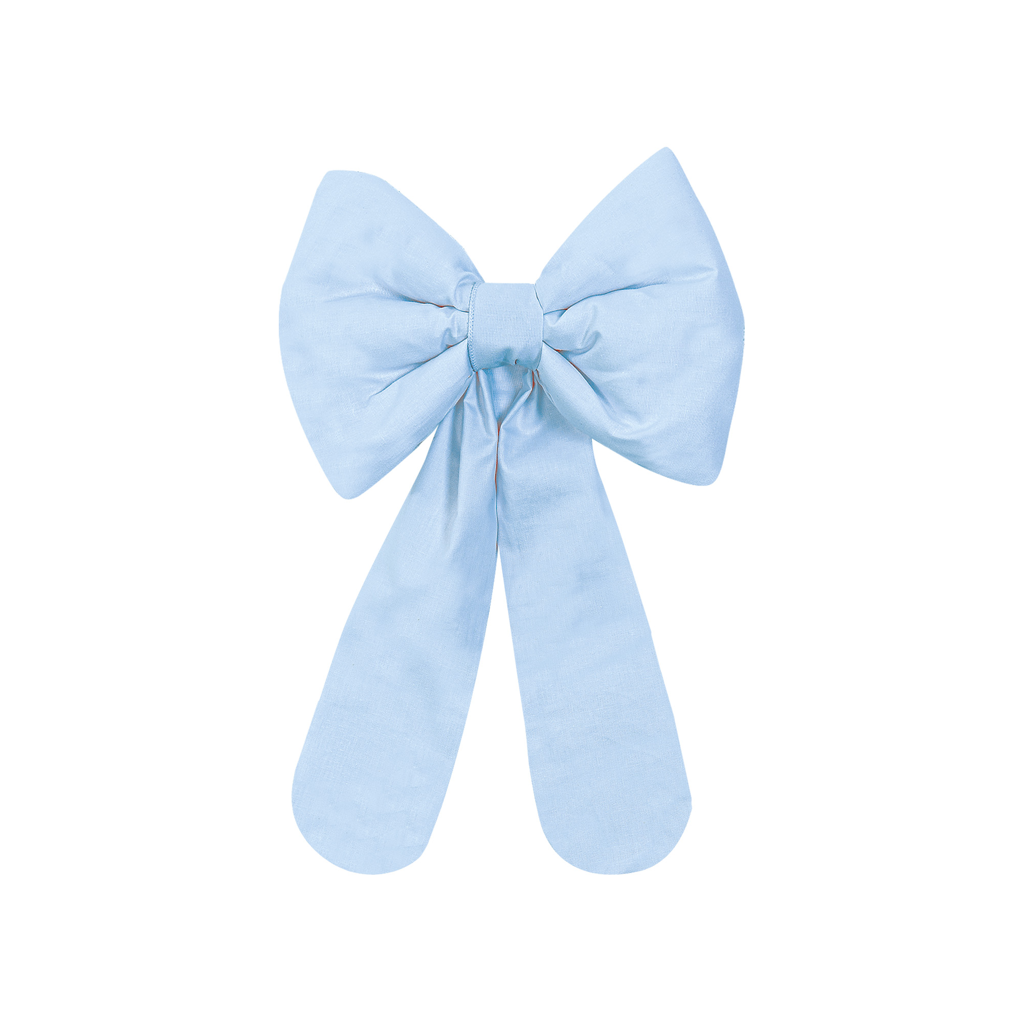 Fiocco nascita imbottito - Celeste