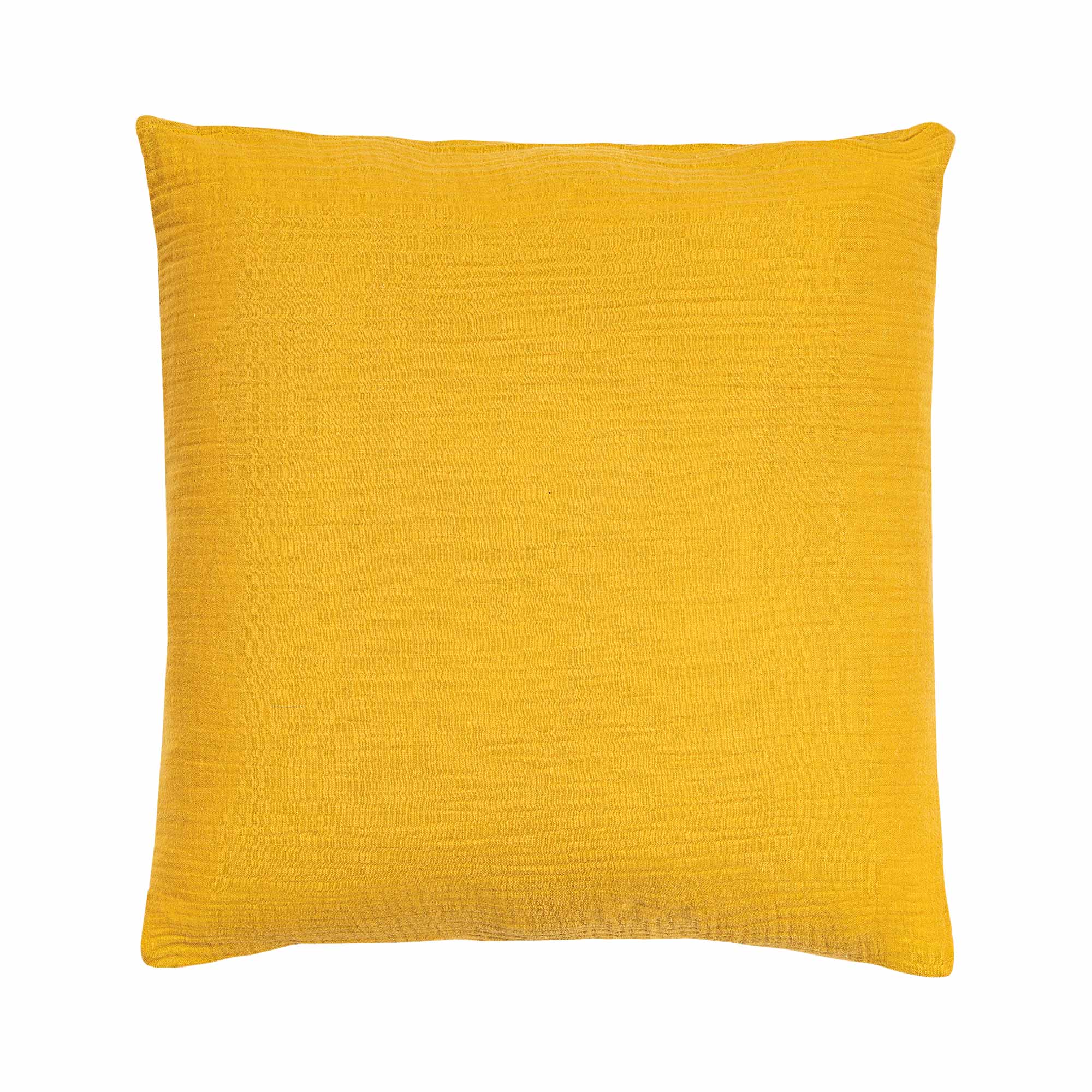 Cuscino quadrato senape