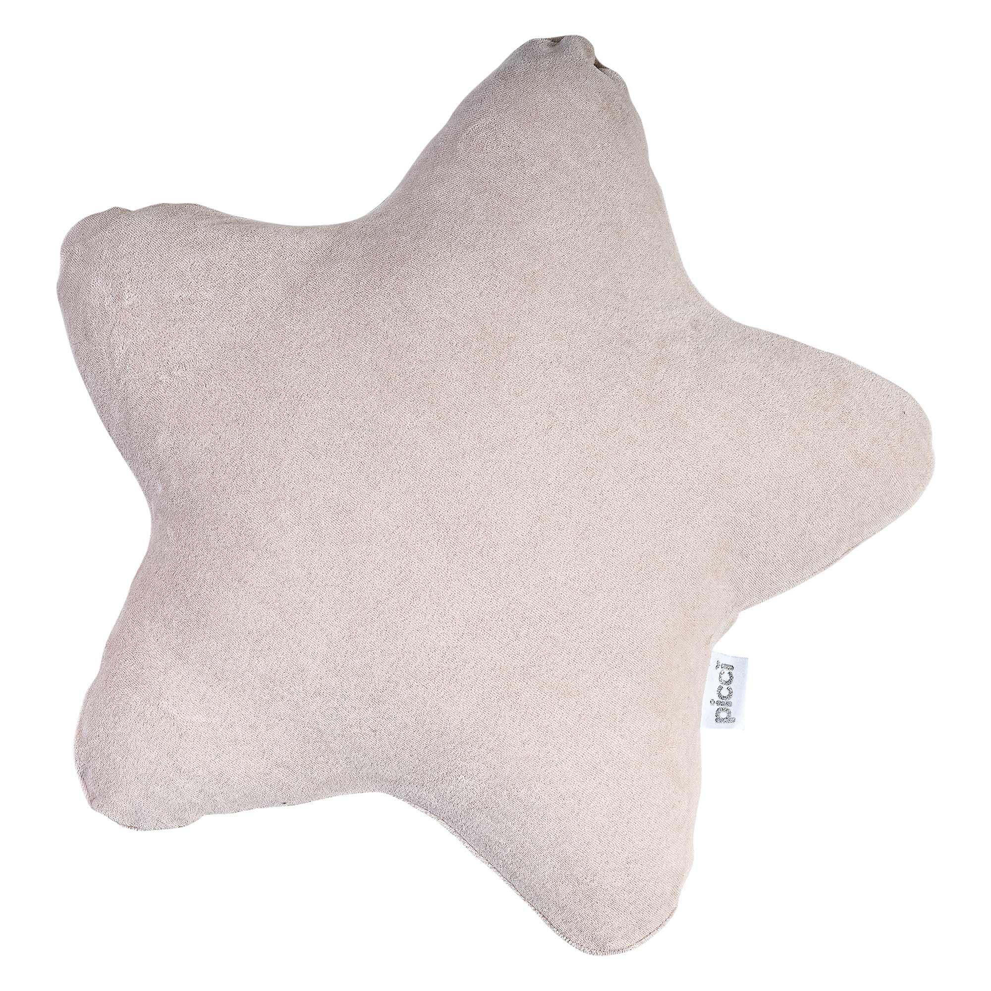 Cuscino Stella tinta unita - Tortora