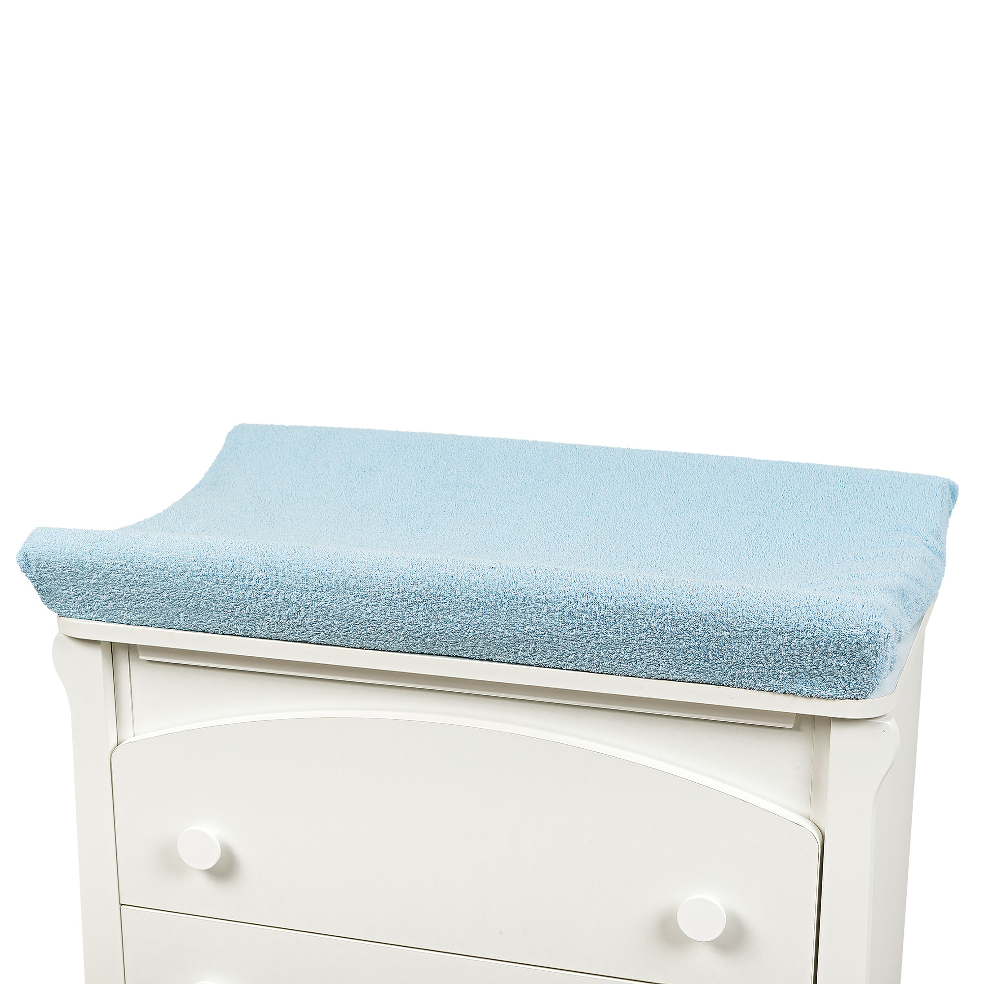 Coprifasciatoio in spugna per fasciatoio in PVC - Celeste