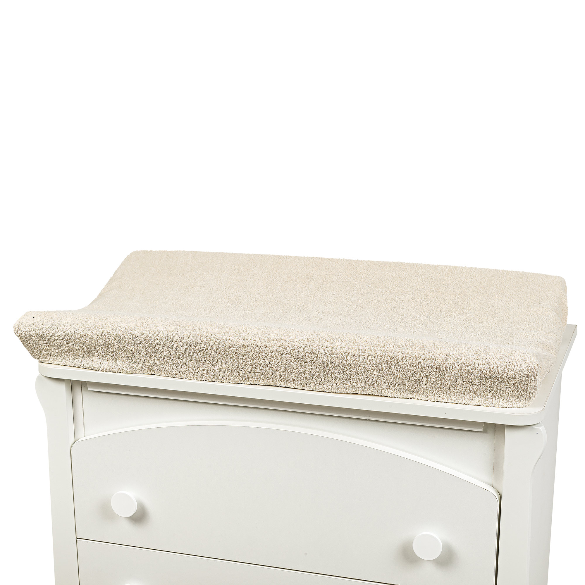 Coprifasciatoio in spugna per fasciatoio in PVC - Panna