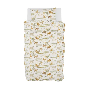 Copripiumino letto con federa Animaletti - 138 x 190 cm - Free, Scout, Junior, Cottage