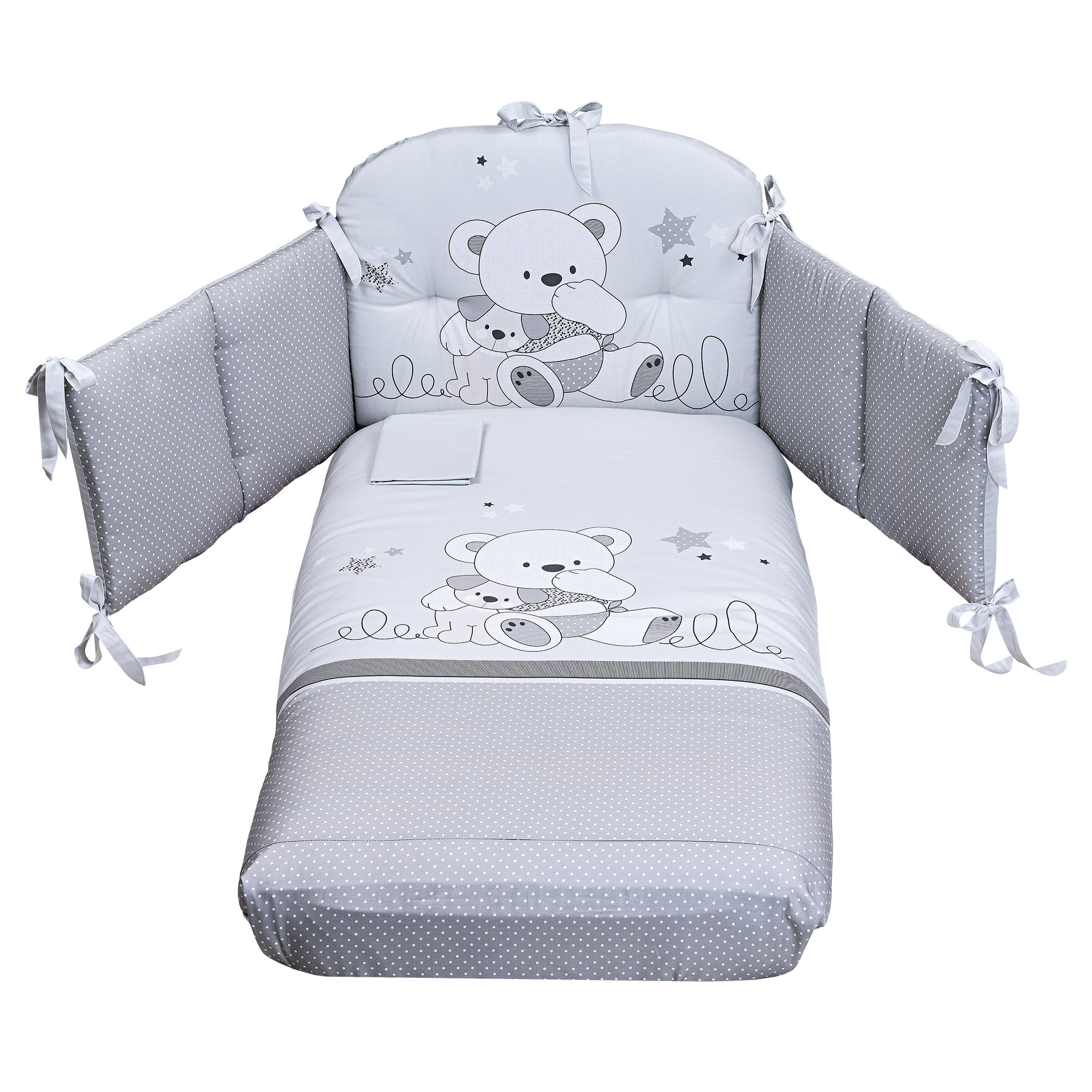 Set piumetto letto stampato Valdo