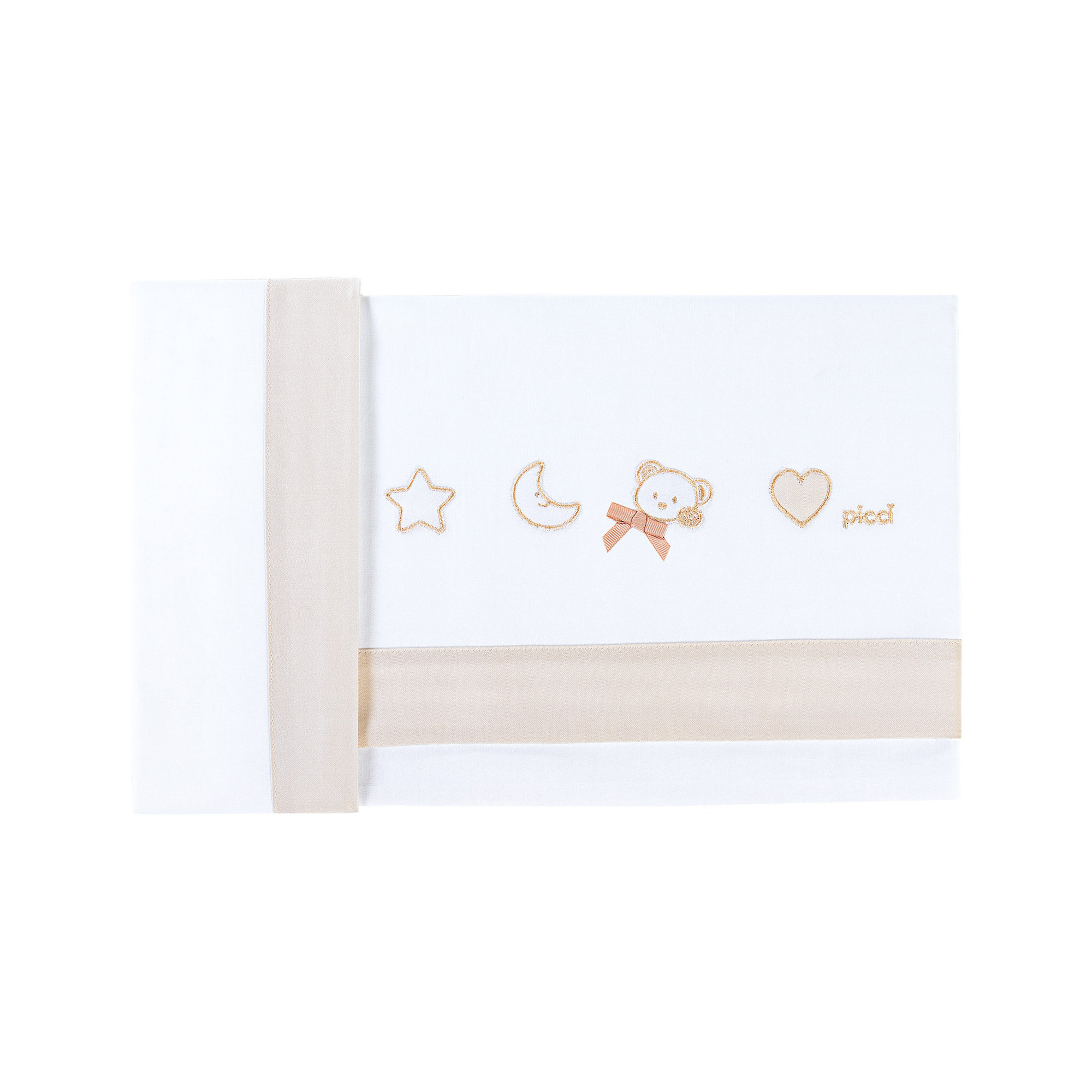 Set lenzuolino letto 3 pezzi Lila - Tortora