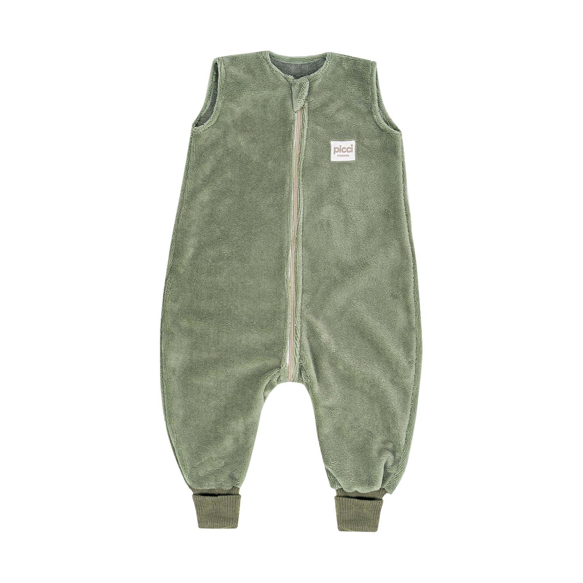 Sacco notte Pantalone 3 stagioni in microspugna di bamboo 12-36 mesi - Rosmarino