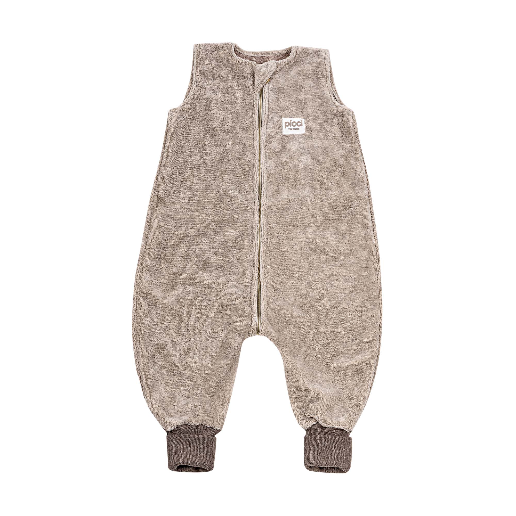 Sacco notte Pantalone 3 stagioni in microspugna di bamboo 12-36 mesi - Tortora