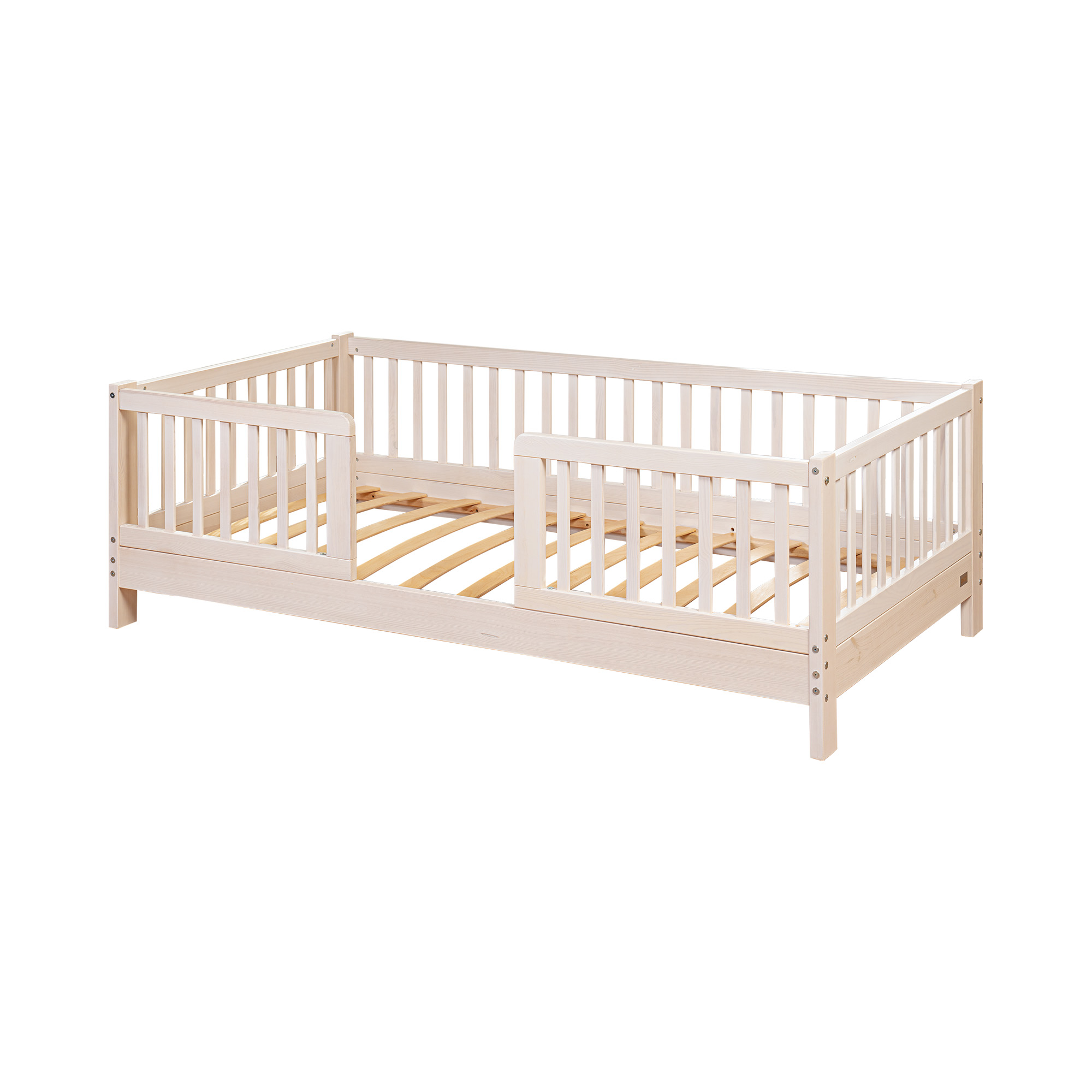 Letto legno Free con sponde - Beige