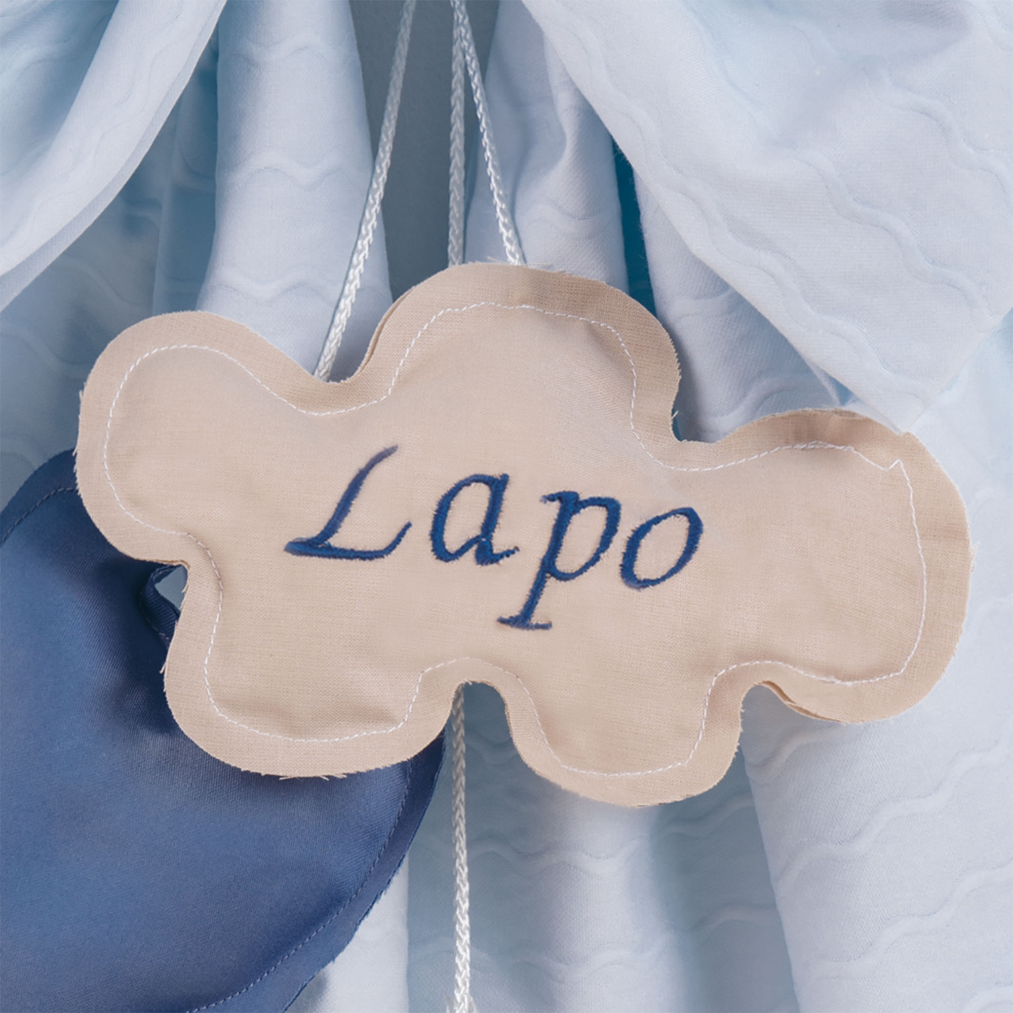 Fiocco nascita con pendenti