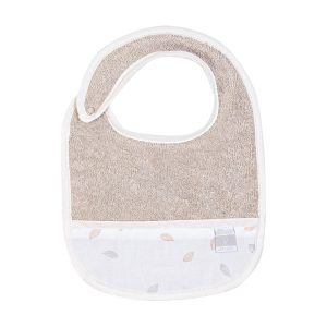 Bavaglio PAPPA spugna di bambù - Fantasia foglie