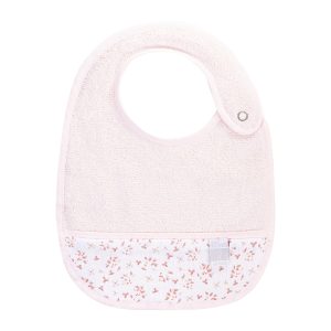 Bavaglio PAPPA spugna di bambù - Fiore terracotta